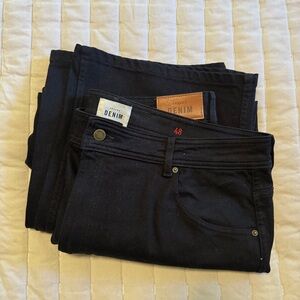Sezane Le Crop Denim in Black